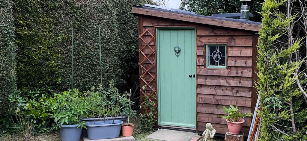 Front view of the cabin