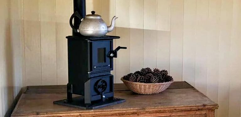 Little Lenny wood burning stove for small spaces